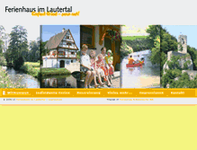 Tablet Screenshot of ferienhaus-im-lautertal.de